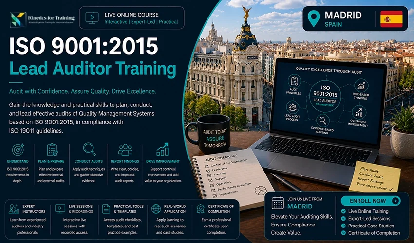 Madrid ISO 9001-2015 Lead Auditor Training